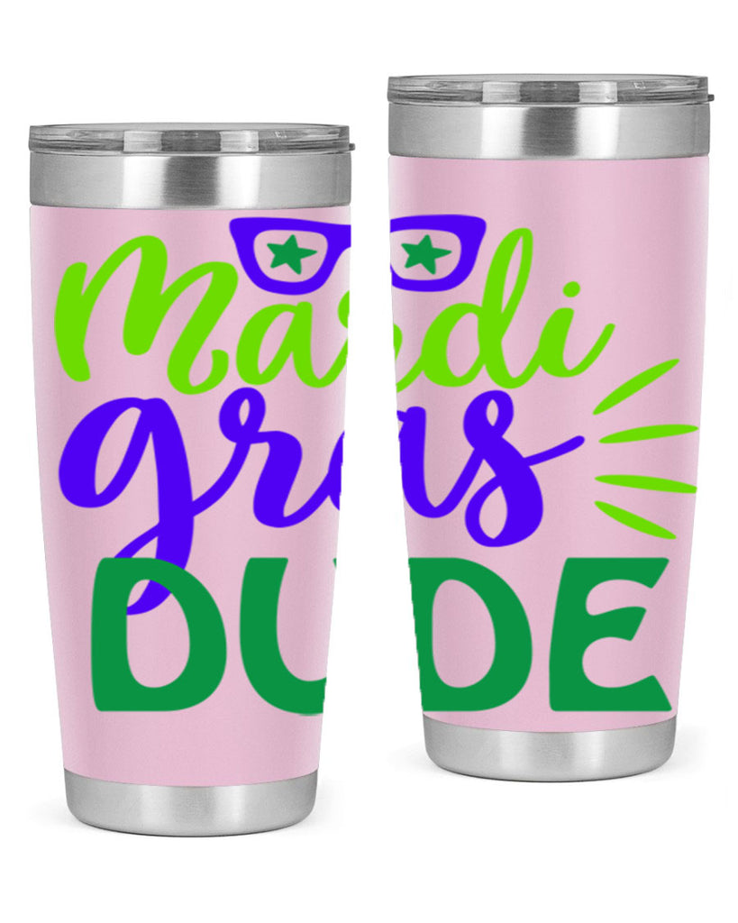 mardi gras dude 10#- mardi gras- Tumbler