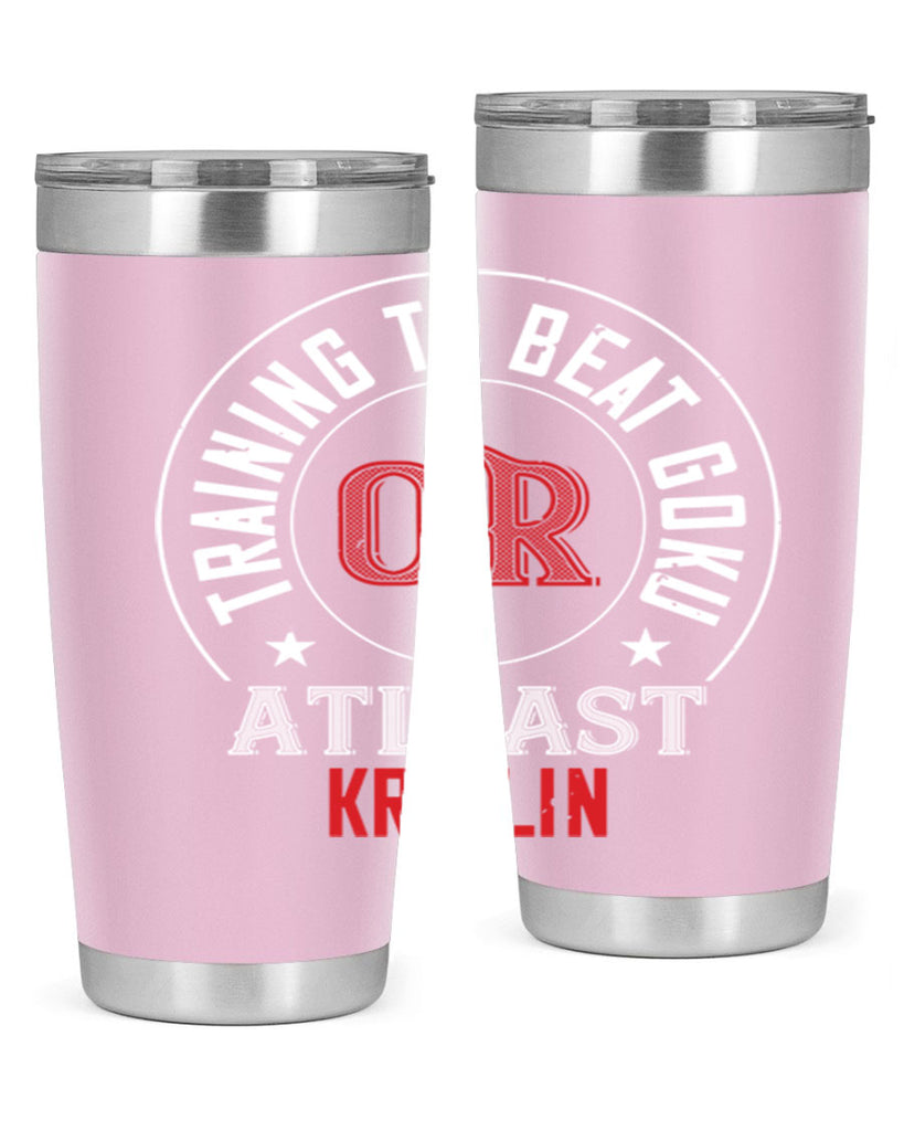 training to beat goku or atleast krillin 60#- gym- Tumbler