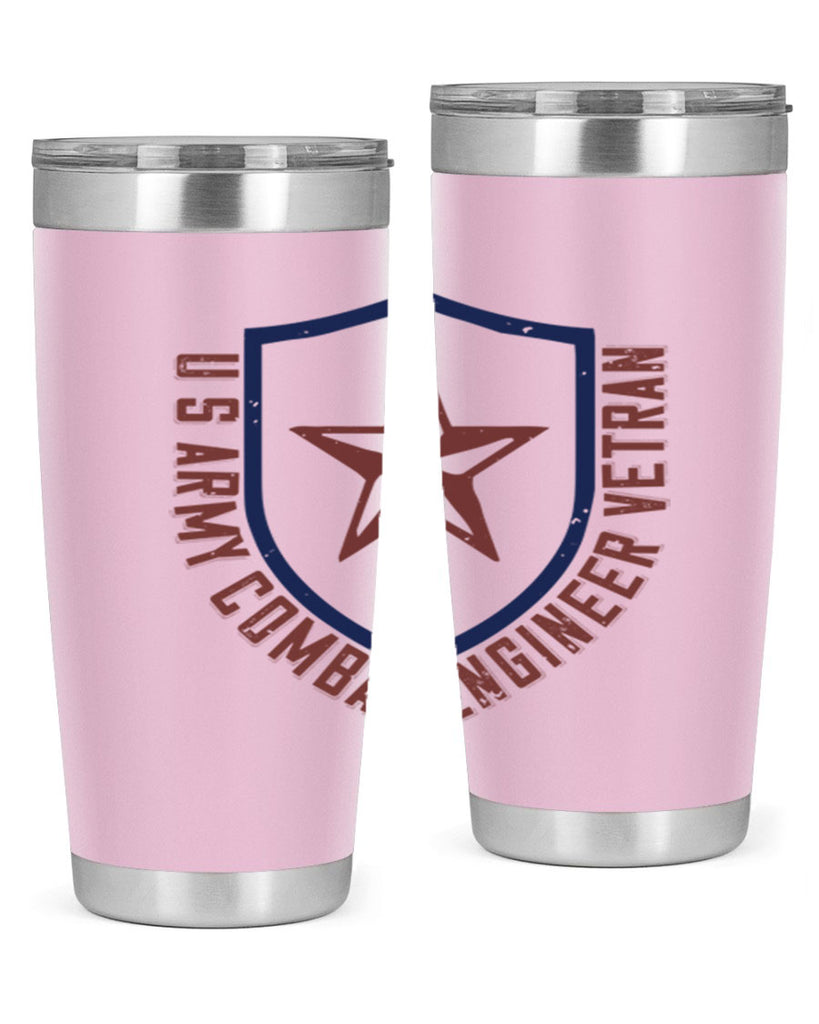 u s army conbat engineer vetran Style 32#- engineer- tumbler
