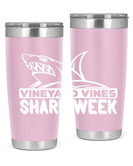 vineyard vines Shark Week Style 8#- shark  fish- Tumbler