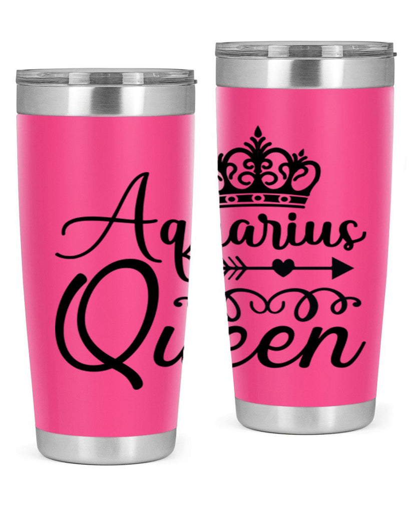 Aquarius queen 74#- zodiac- Tumbler
