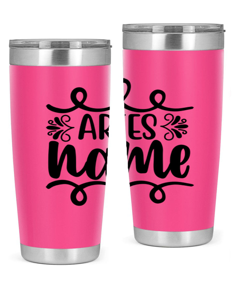 Ariesname 112#- zodiac- Tumbler