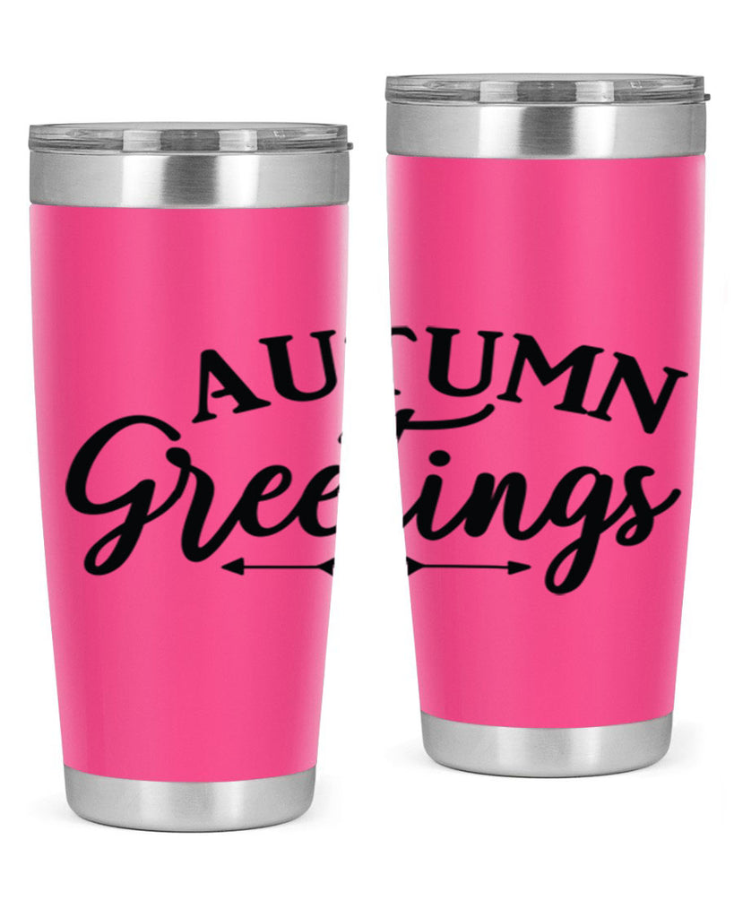 Autumn Greetings 16#- fall- Tumbler