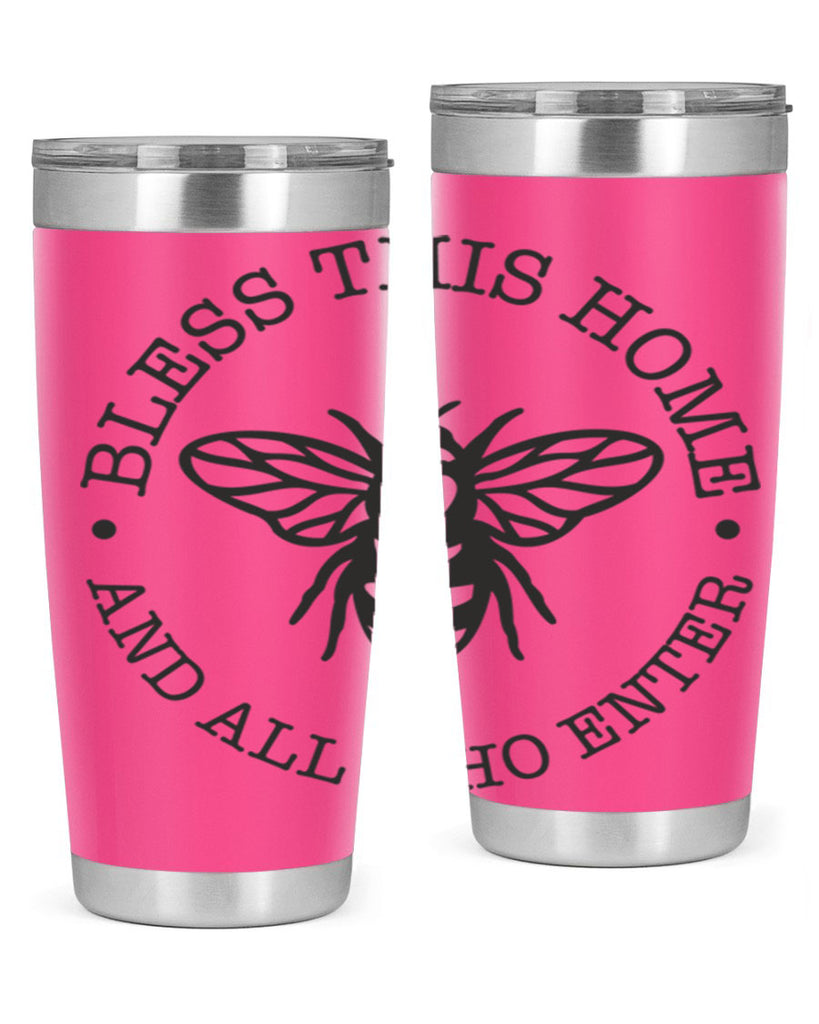 Bless this Home Bee59#- spring- Tumbler