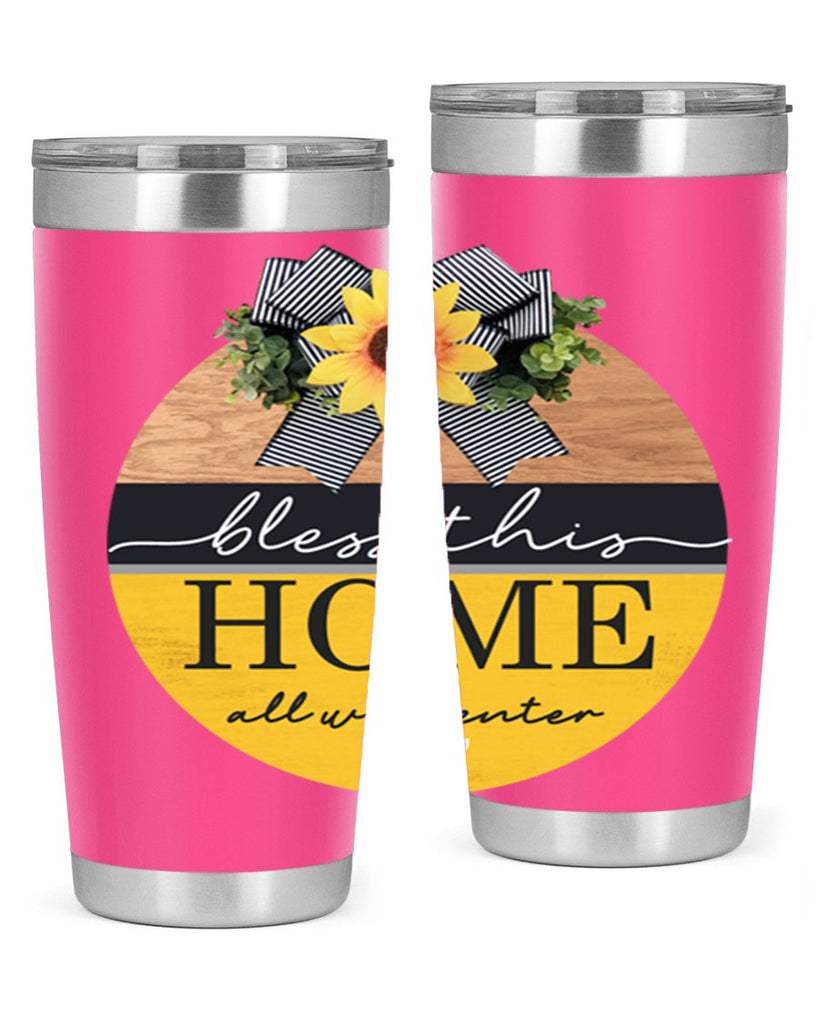 Bless this Home and all Mockup56#- spring- Tumbler