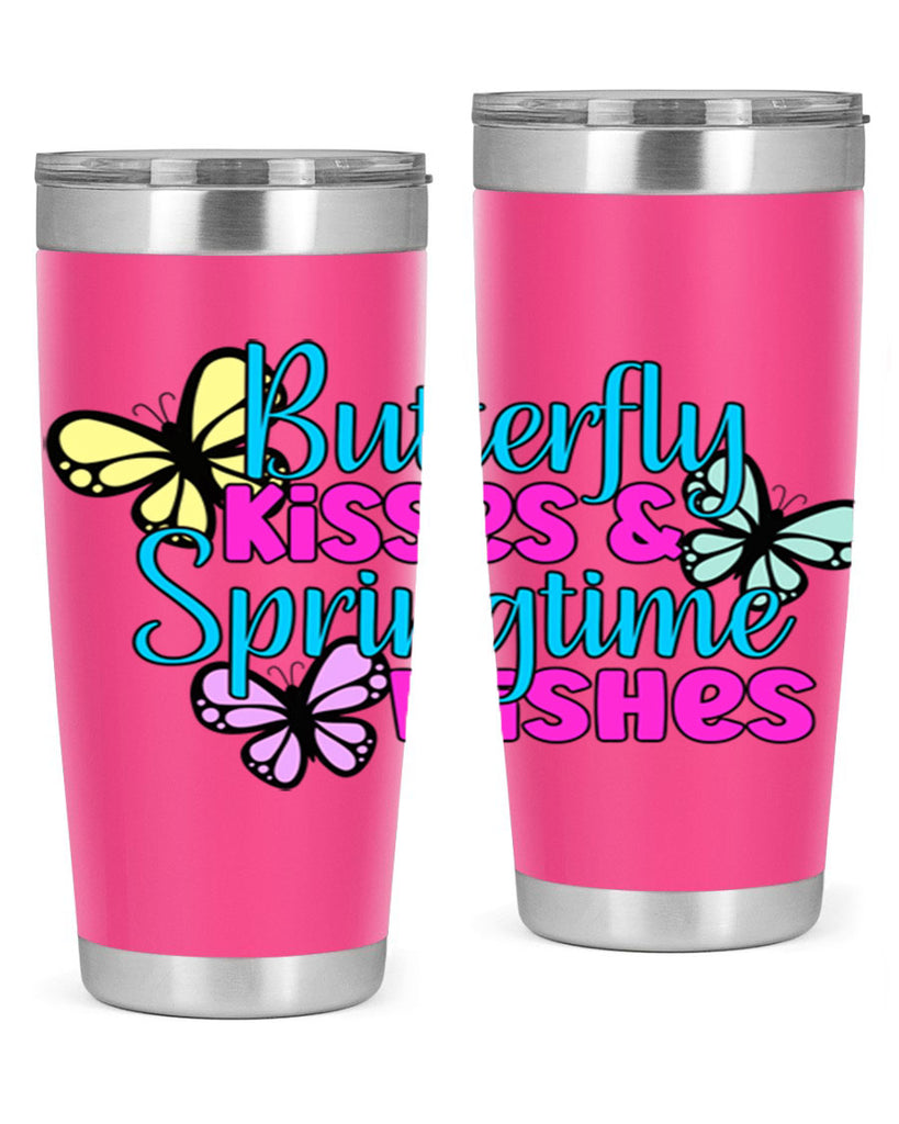 Butterfly kisses & springtime wishes95#- spring- Tumbler