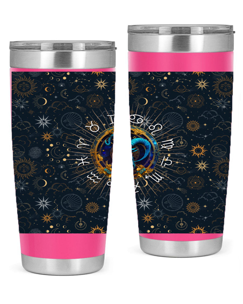 Capricorn Straight 184#- zodiac- Tumbler