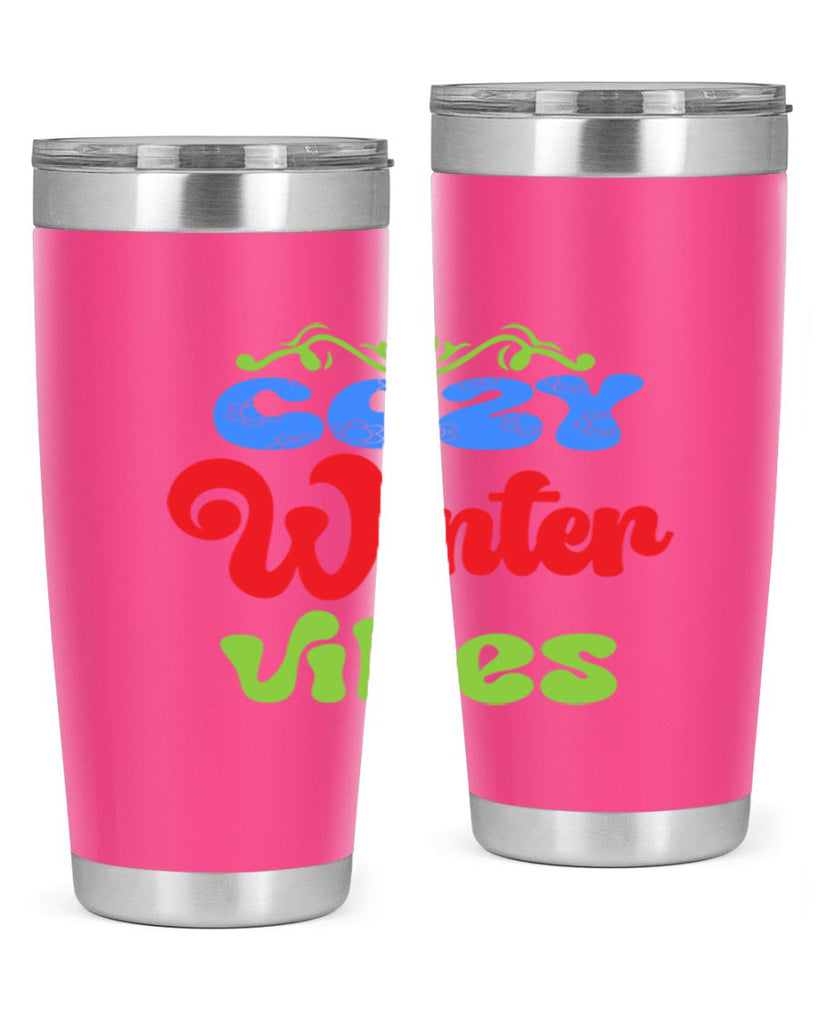 Cozy winter vibes 75#- winter- Tumbler