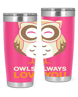 Cute Owl Always Love You A TurtleRabbit 3#- owl- Tumblers