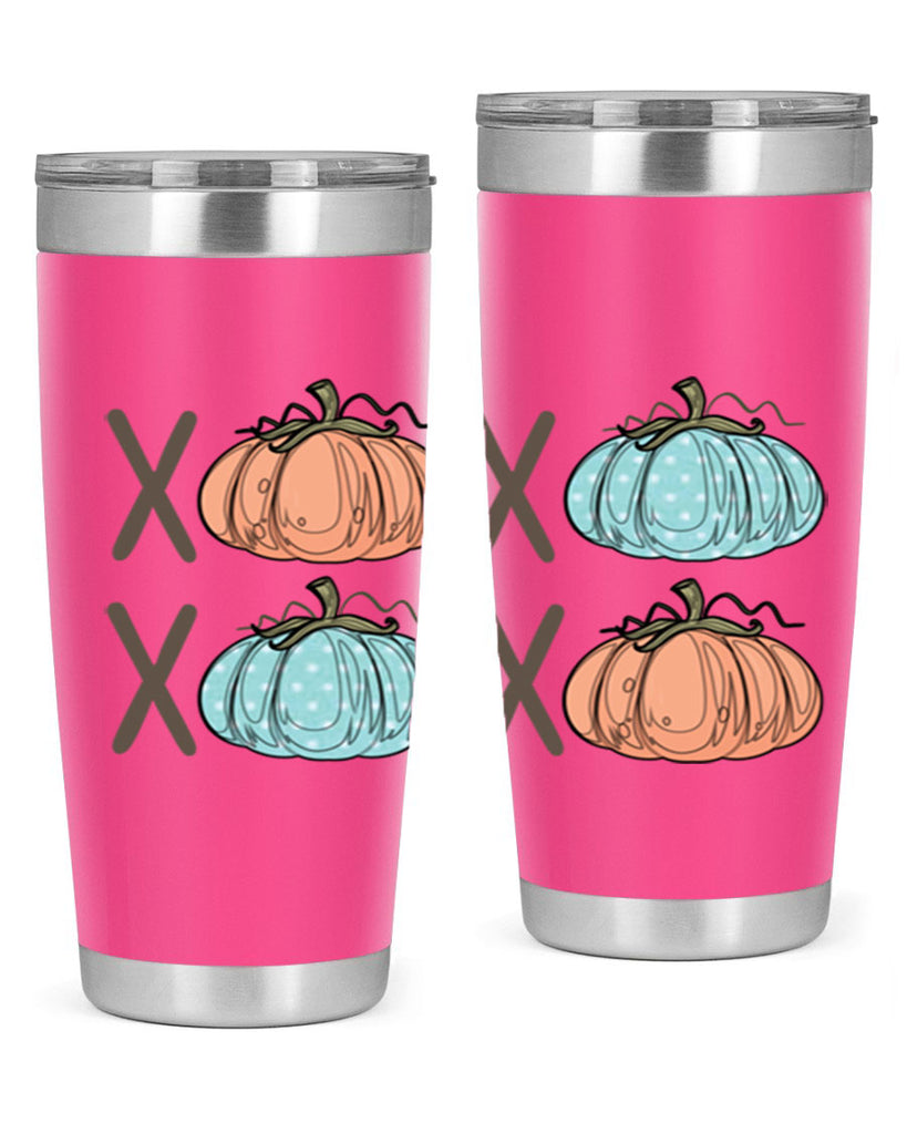 Fall Pumpkin XOXO 129#- fall- Tumbler