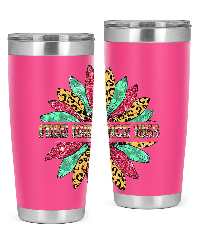 Freeish Since 1865 Sunflower Juneteenth 15#- Juneteenth- tumbler