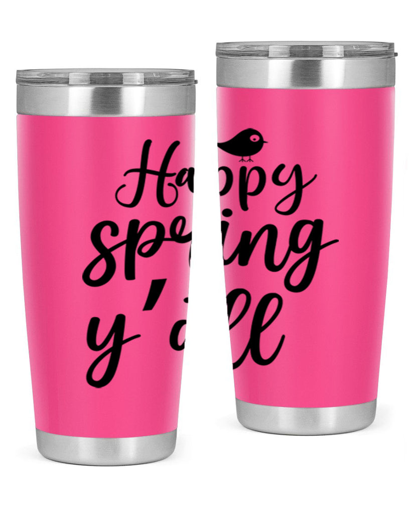 Happy Spring Y'all 167#- spring- Tumbler