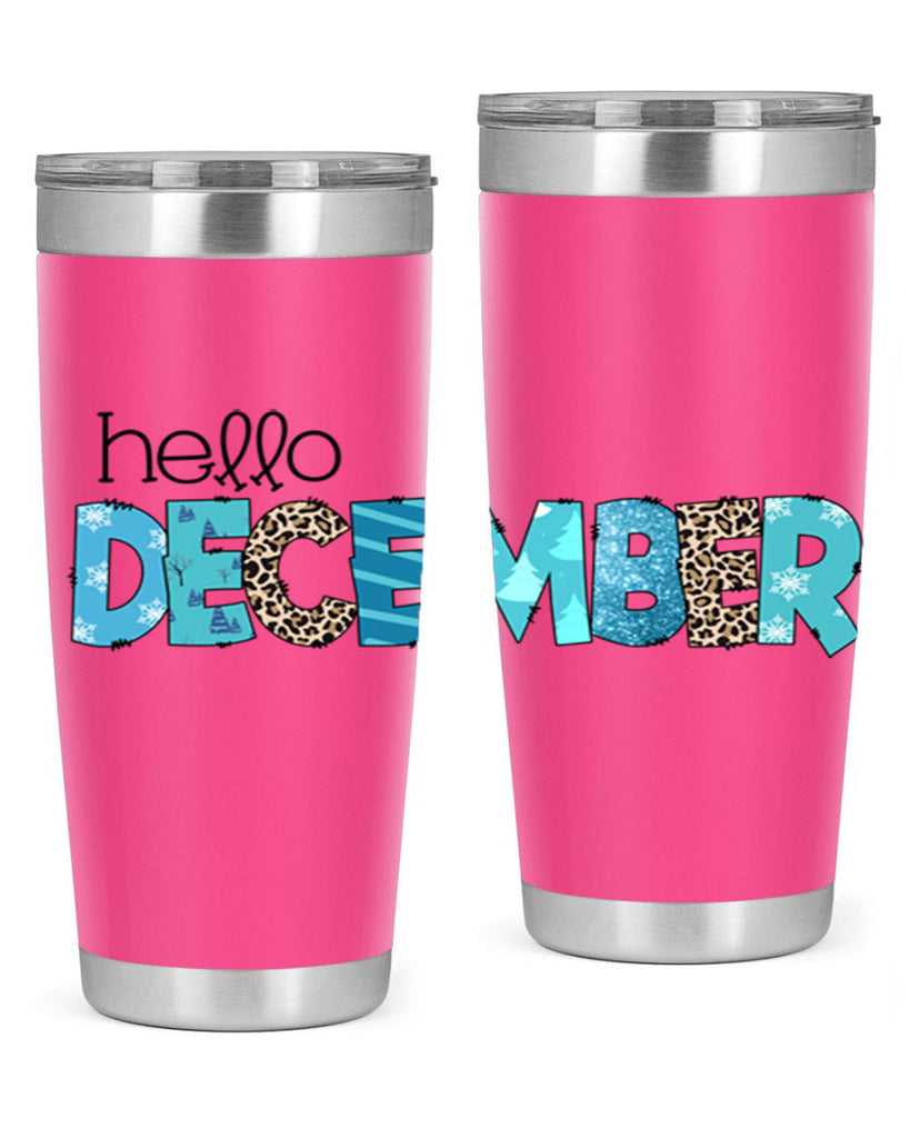 Hello December 187#- winter- Tumbler