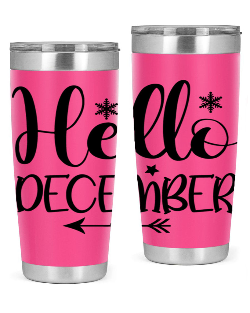 Hello December161#- winter- Tumbler