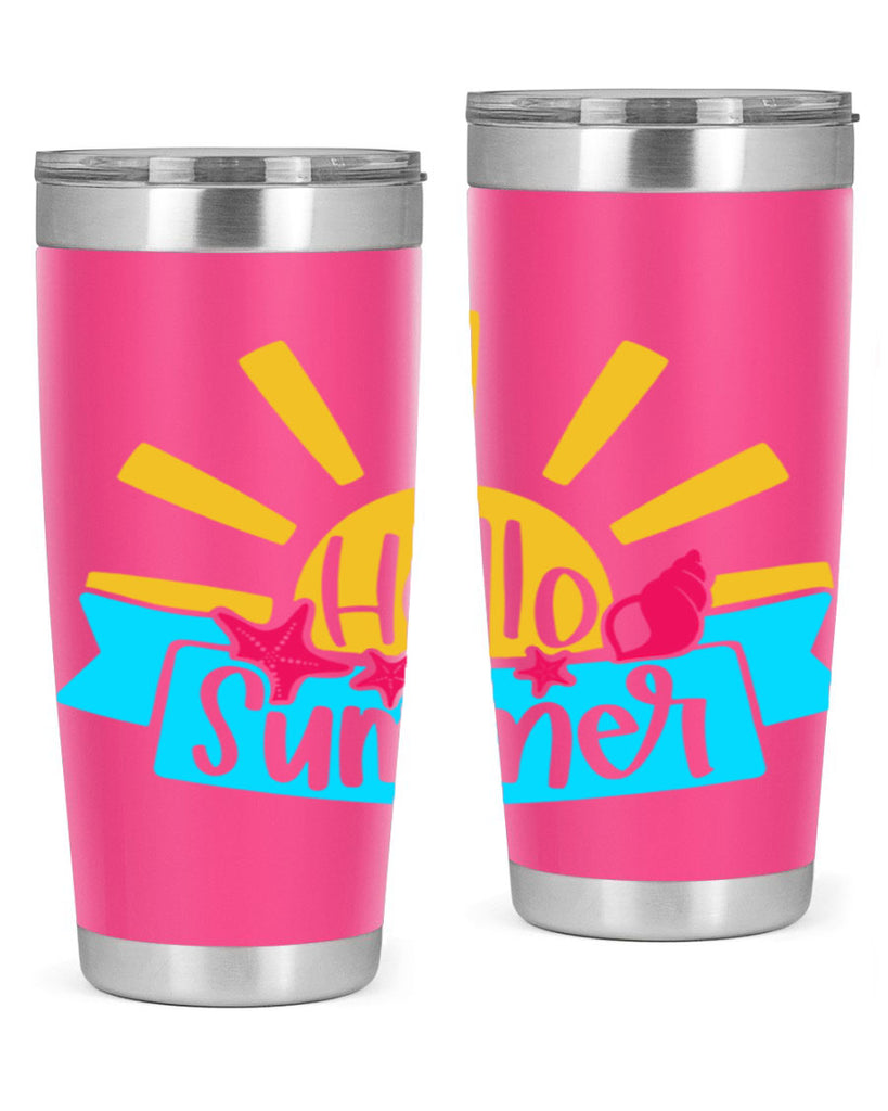 Hello Summer Style 38#- summer- Tumbler