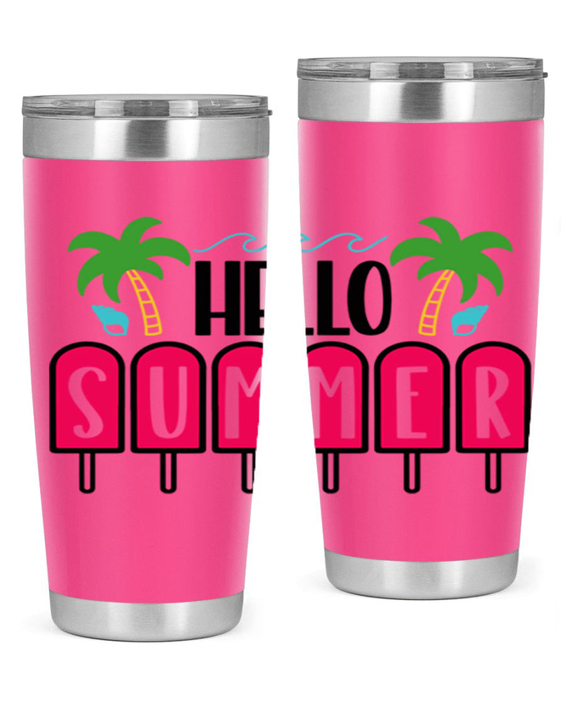 Hello Summer Style 39#- summer- Tumbler