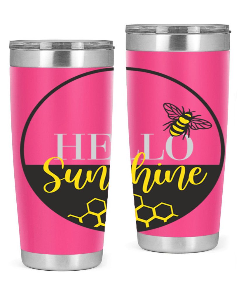 Hello Sunshine and bee216#- spring- Tumbler