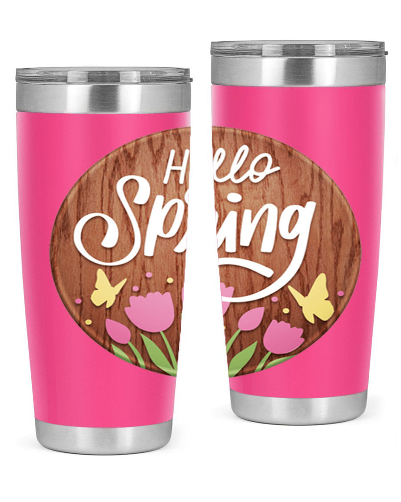 Hello spring Mockup202#- spring- Tumbler