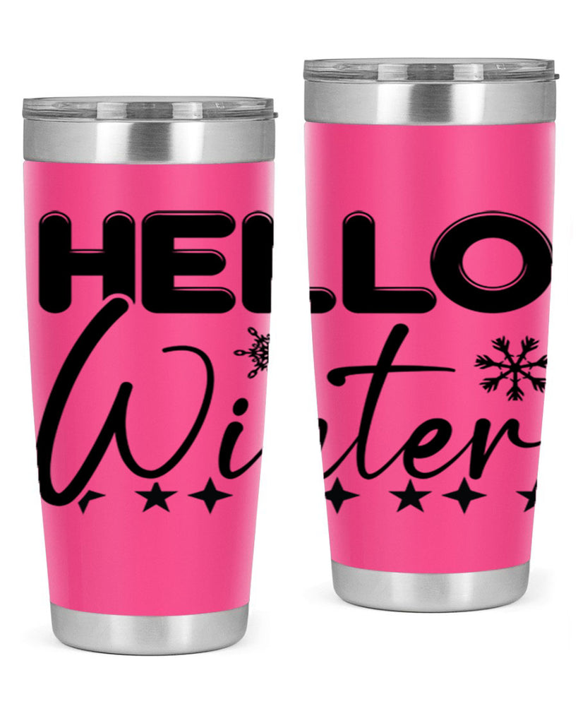 Hello winter 183#- winter- Tumbler