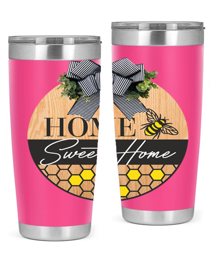 Home Sweet home bee and hive Mockup241#- spring- Tumbler