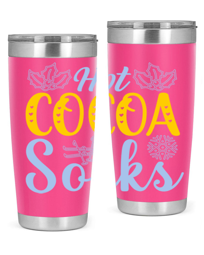 Hot cocoa socks211#- winter- Tumbler
