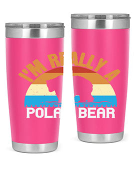 I'm Really A Polar Bear 38#- Bears- Tumbler