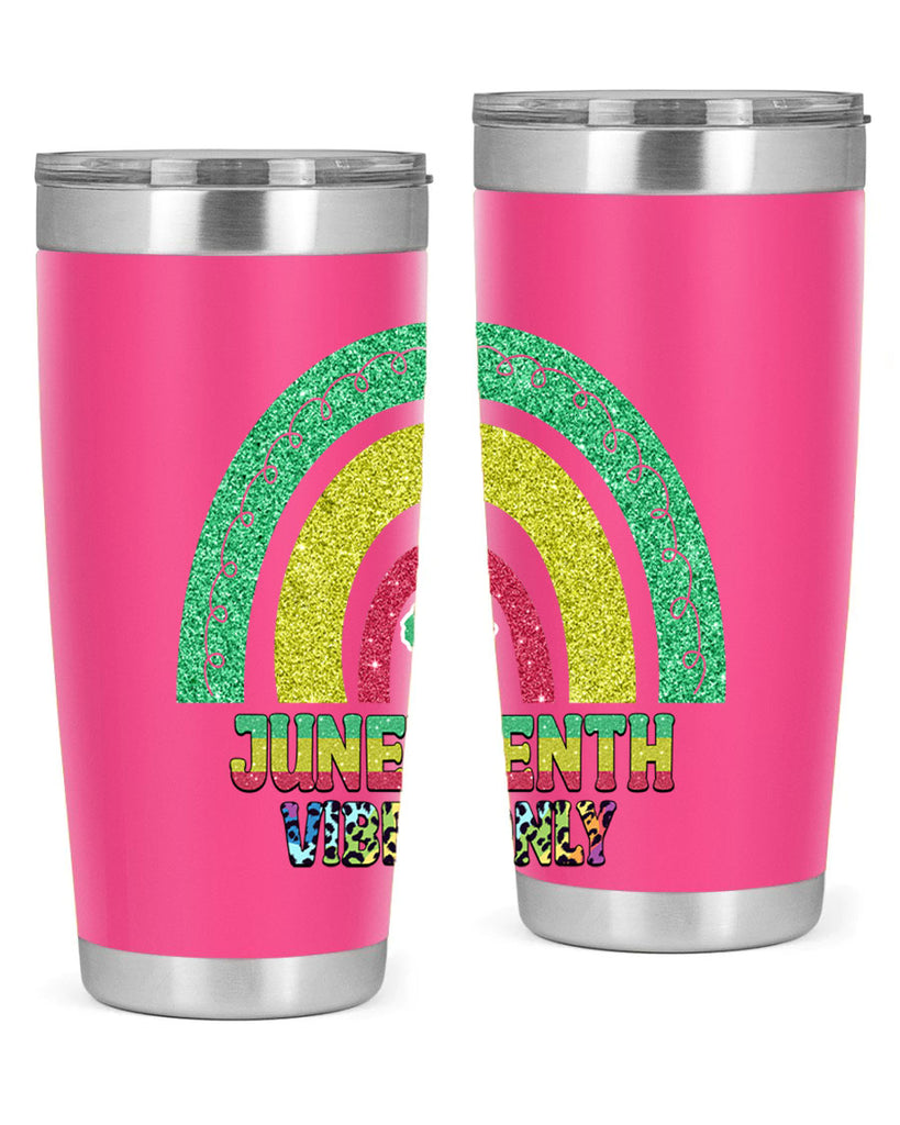 Juneteenth Vibes Only 5#- Juneteenth- tumbler