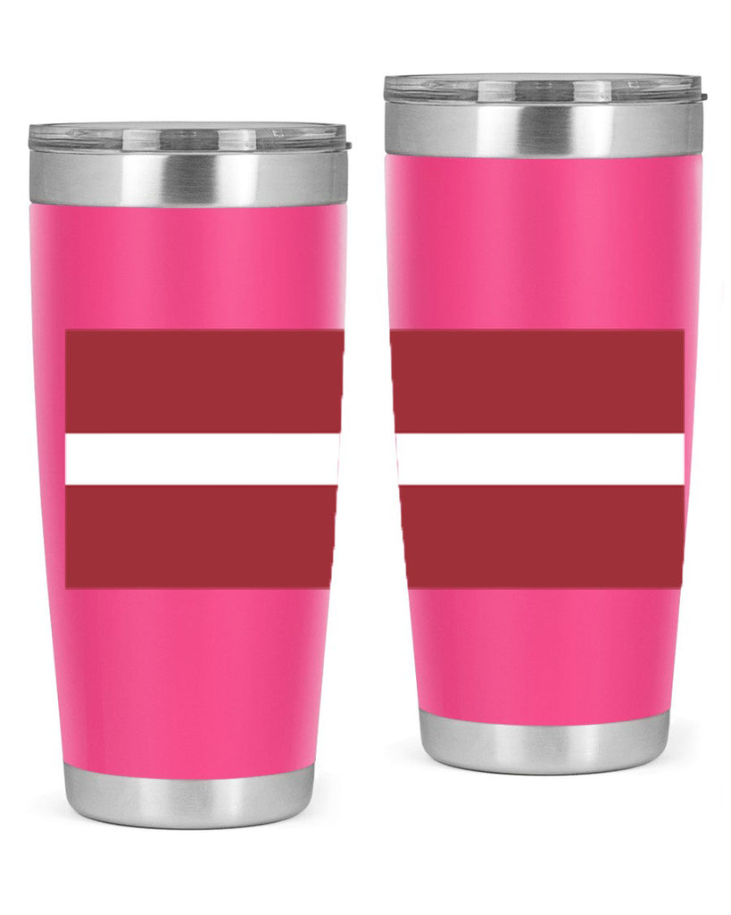 Latvia 104#- world flags- Tumbler