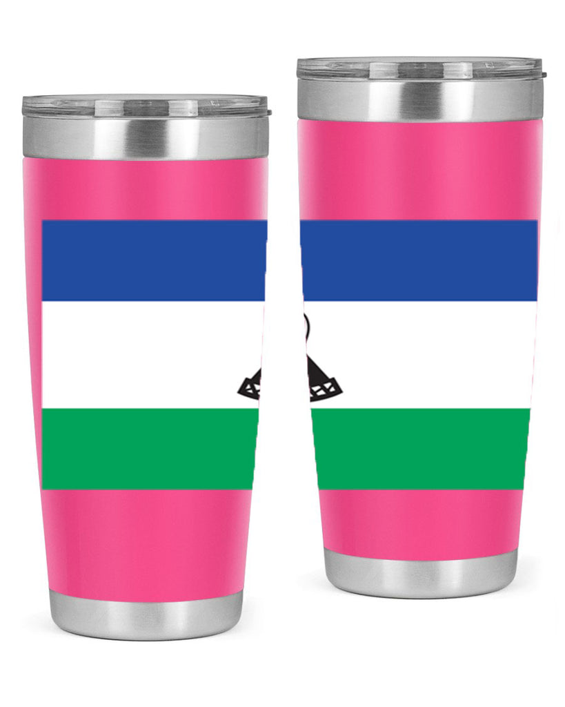 Lesotho 102#- world flags- Tumbler