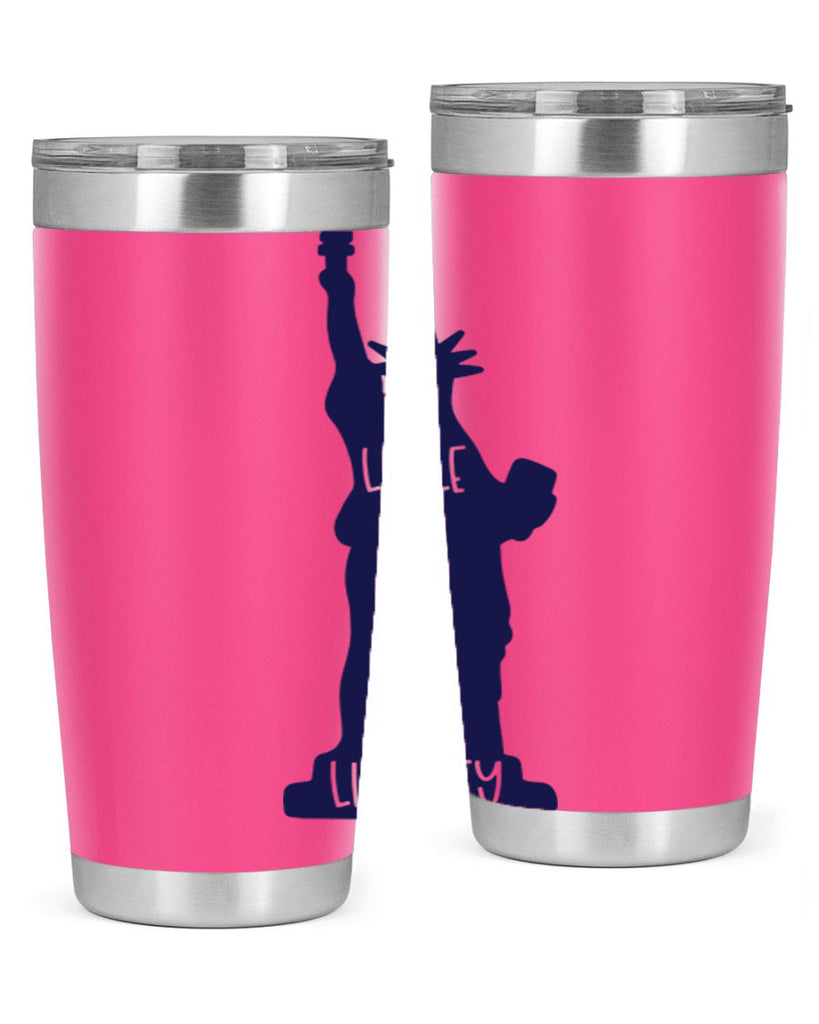 Little Miss Liberty Style 163#- Fourt Of July- Tumbler