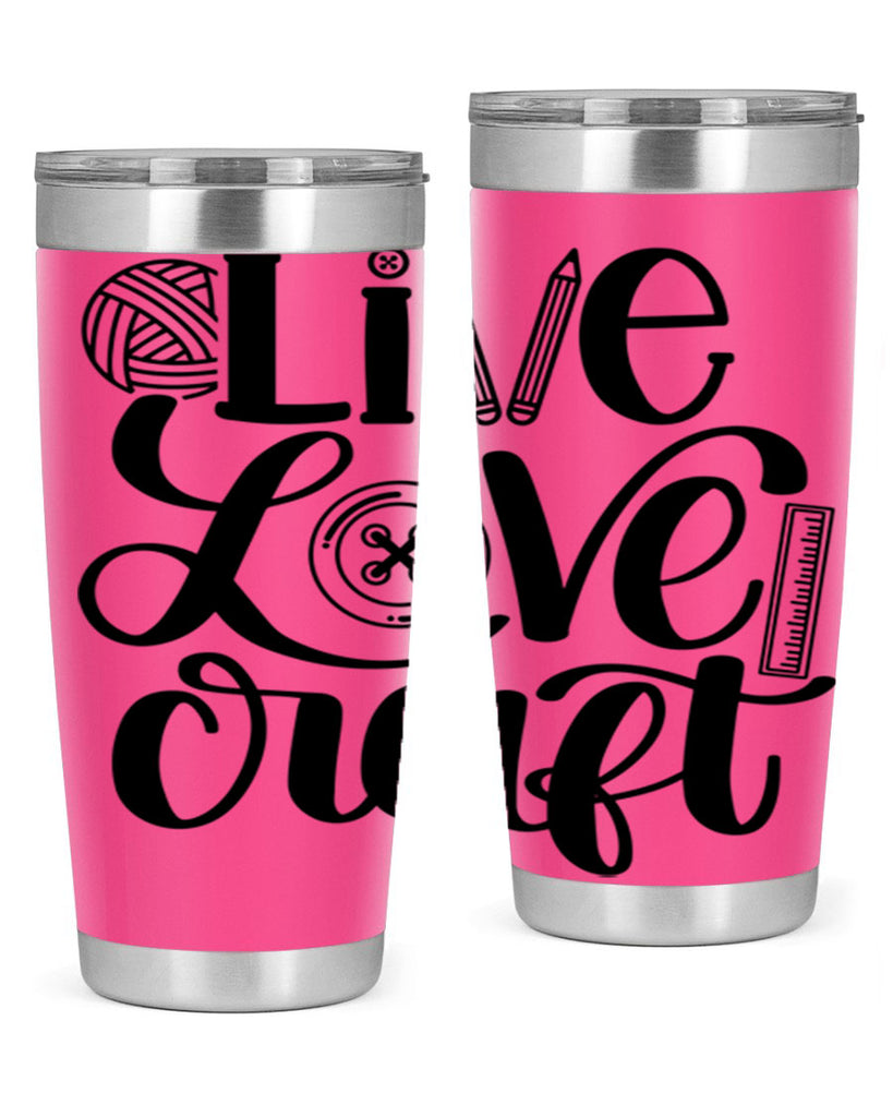 Live Love Craft 14#- crafting- Tumbler