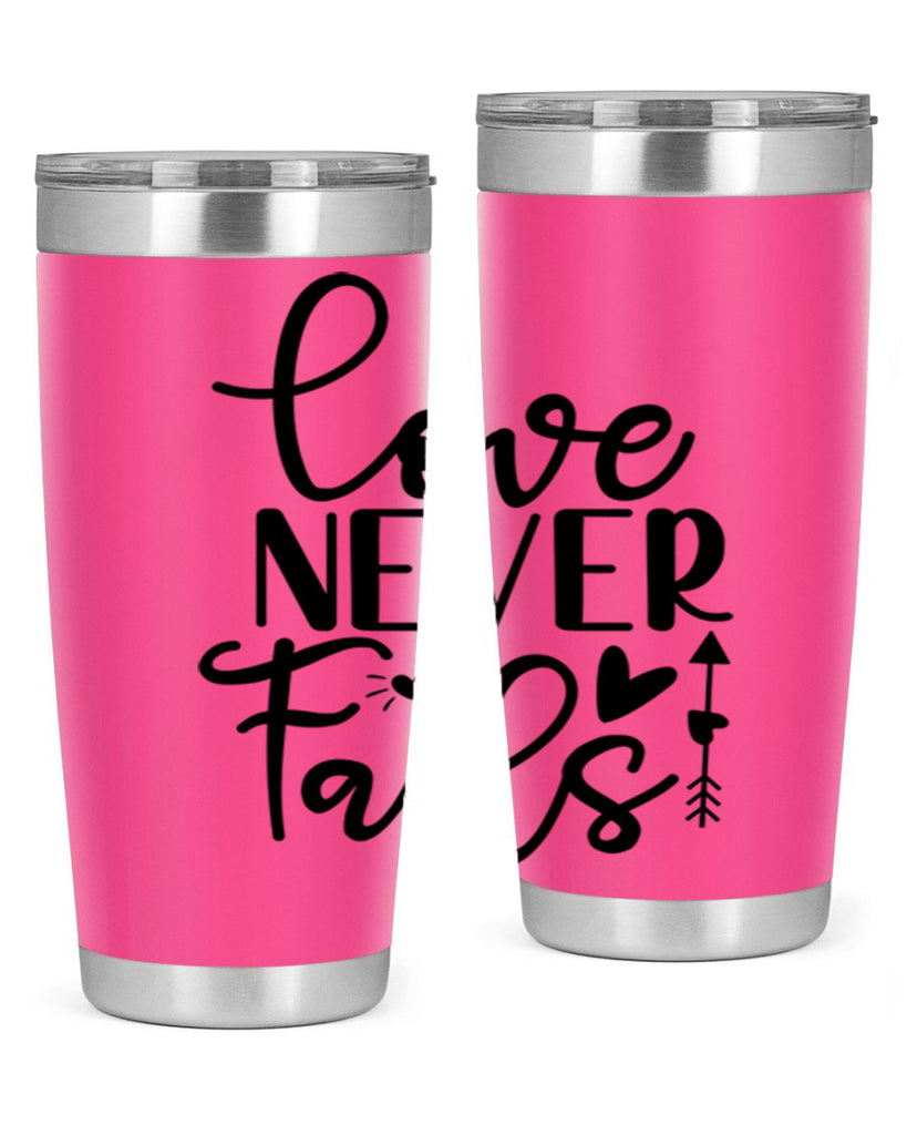 Love Never Fails 309#- winter- Tumbler