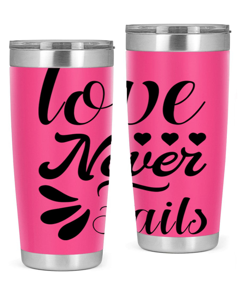 Love Never Fails 316#- winter- Tumbler