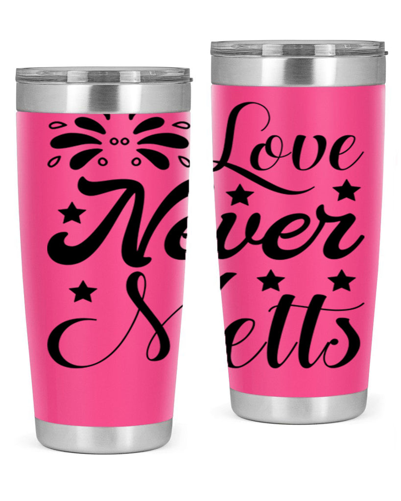 Love Never Melts 318#- winter- Tumbler