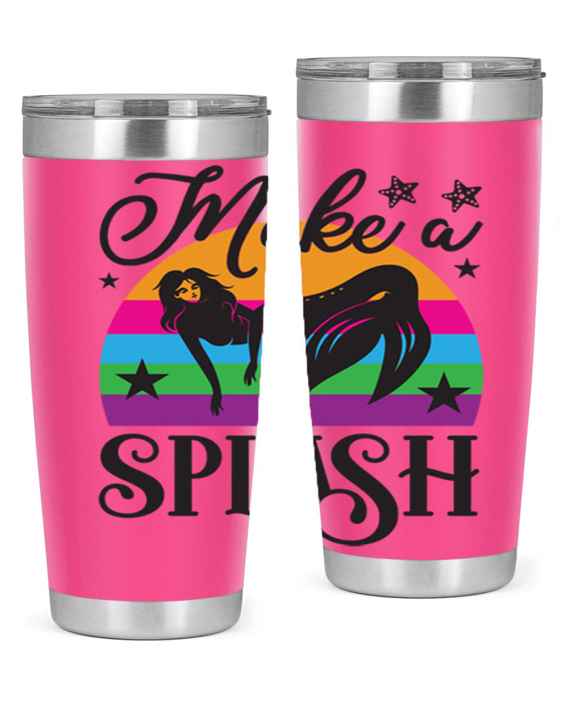 Make a splash 313#- mermaid- Tumbler