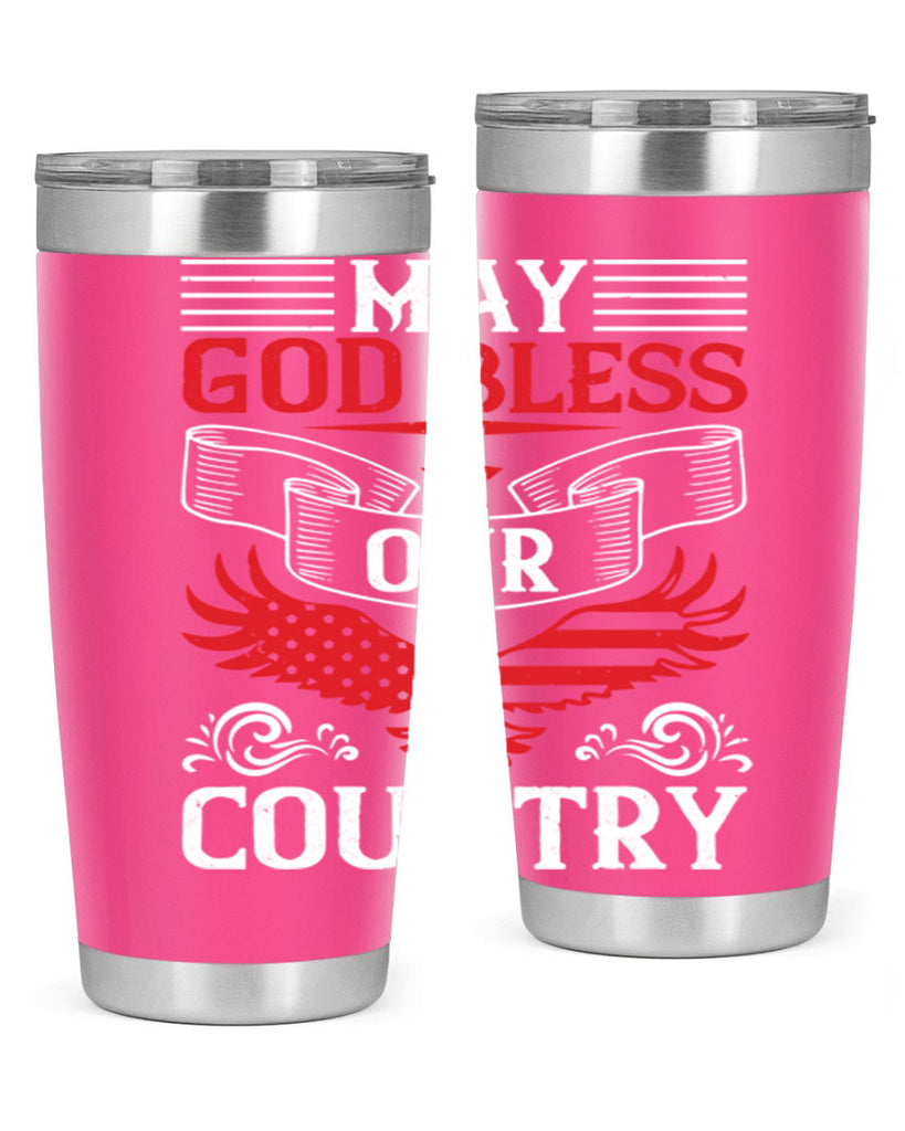 May God bless our country Style 133#- Fourt Of July- Tumbler