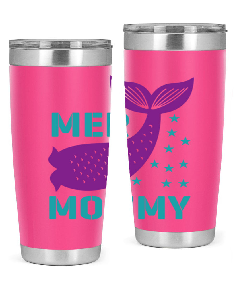 Mer Mommy 342#- mermaid- Tumbler