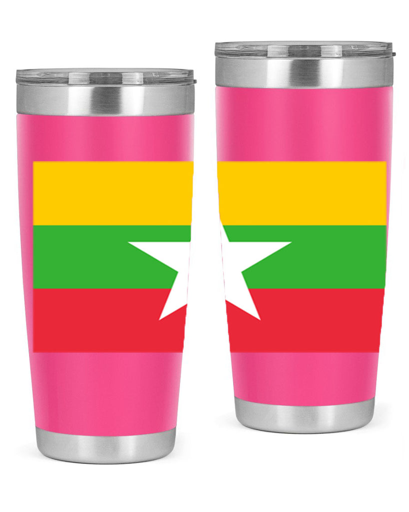 Myanmar 79#- world flags- Tumbler