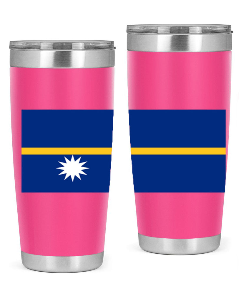 Nauru 77#- world flags- Tumbler