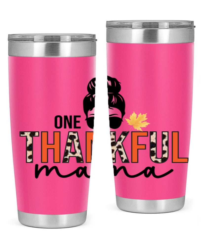 One thankful mama 463#- fall- Tumbler