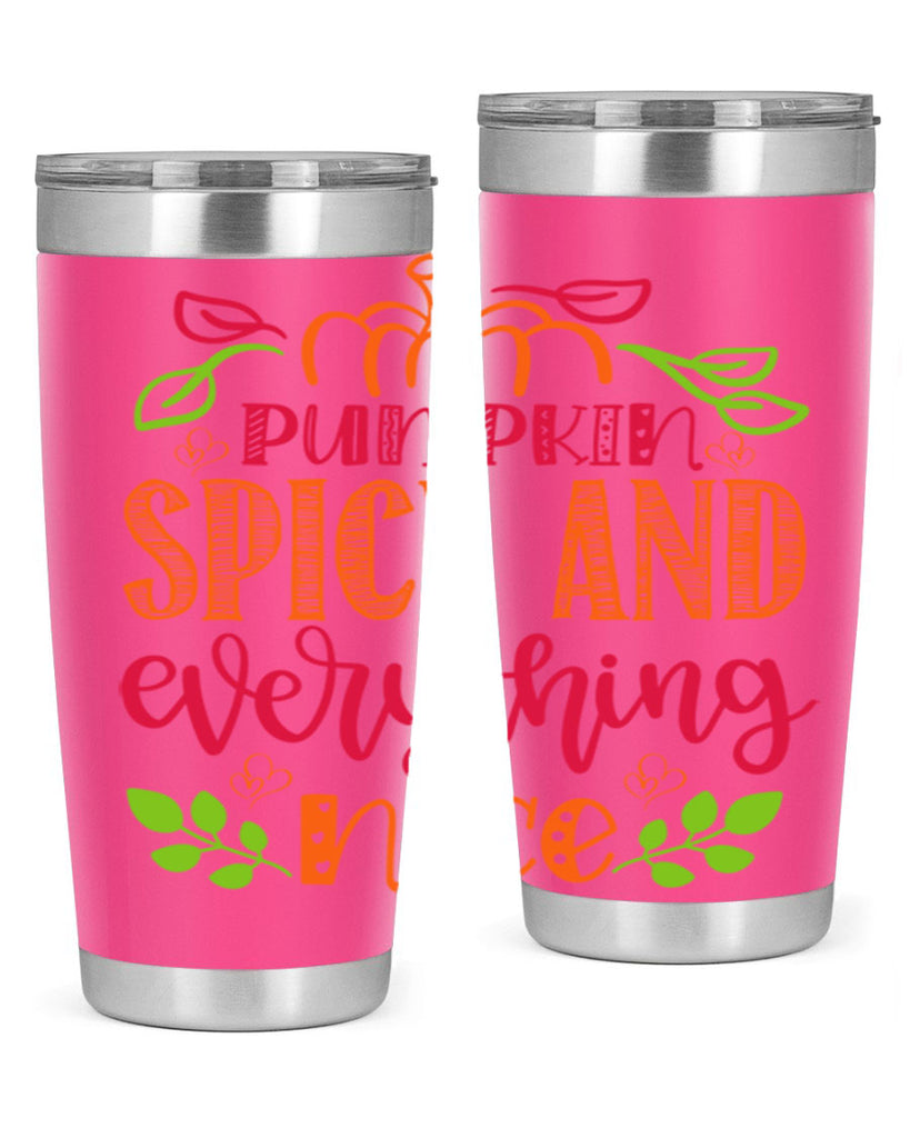 Pumpkin Spice and Everything Nice 536#- fall- Tumbler