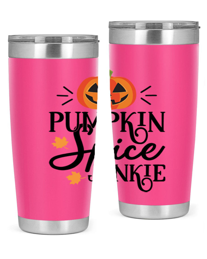 Pumpkinspicejunkie 568#- fall- Tumbler