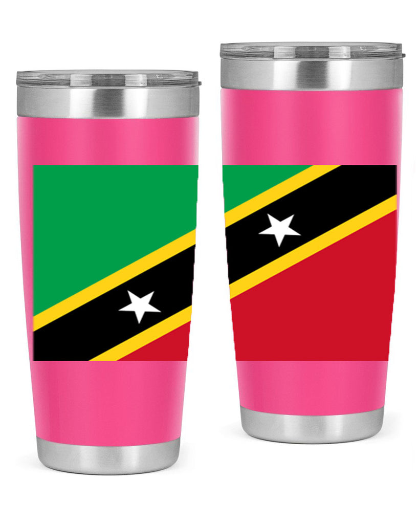 Saint Kitts and Nevis 52#- world flags- Tumbler