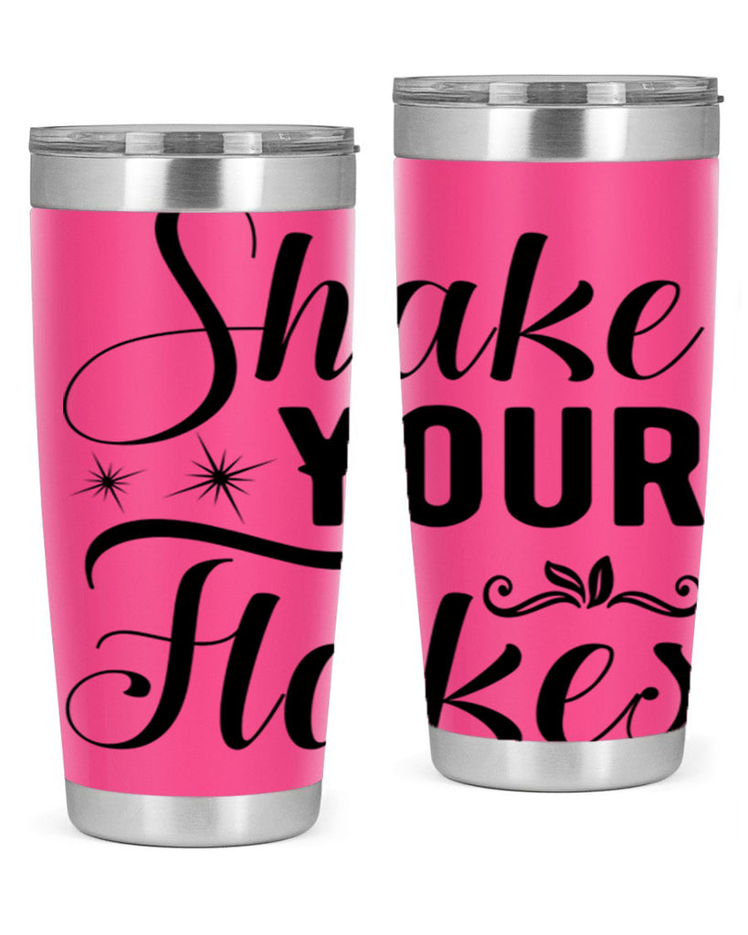 Shake Your Flakes 362#- winter- Tumbler