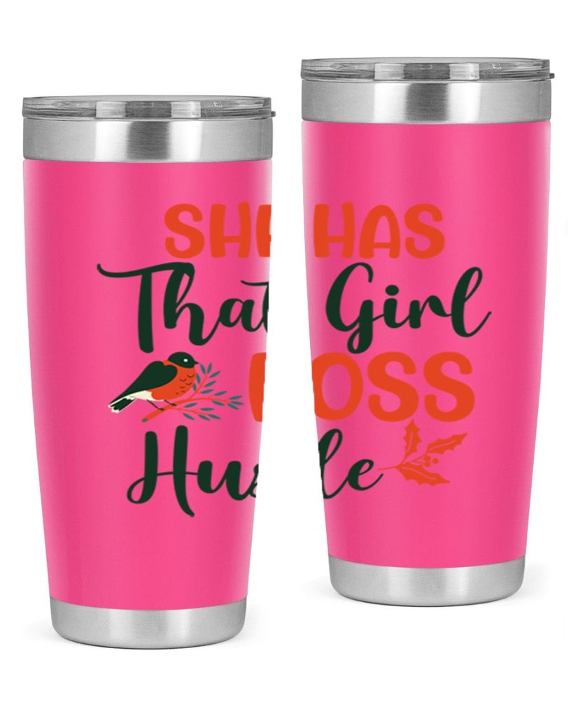 She Has That Girl Boss Hustle 363#- winter- Tumbler