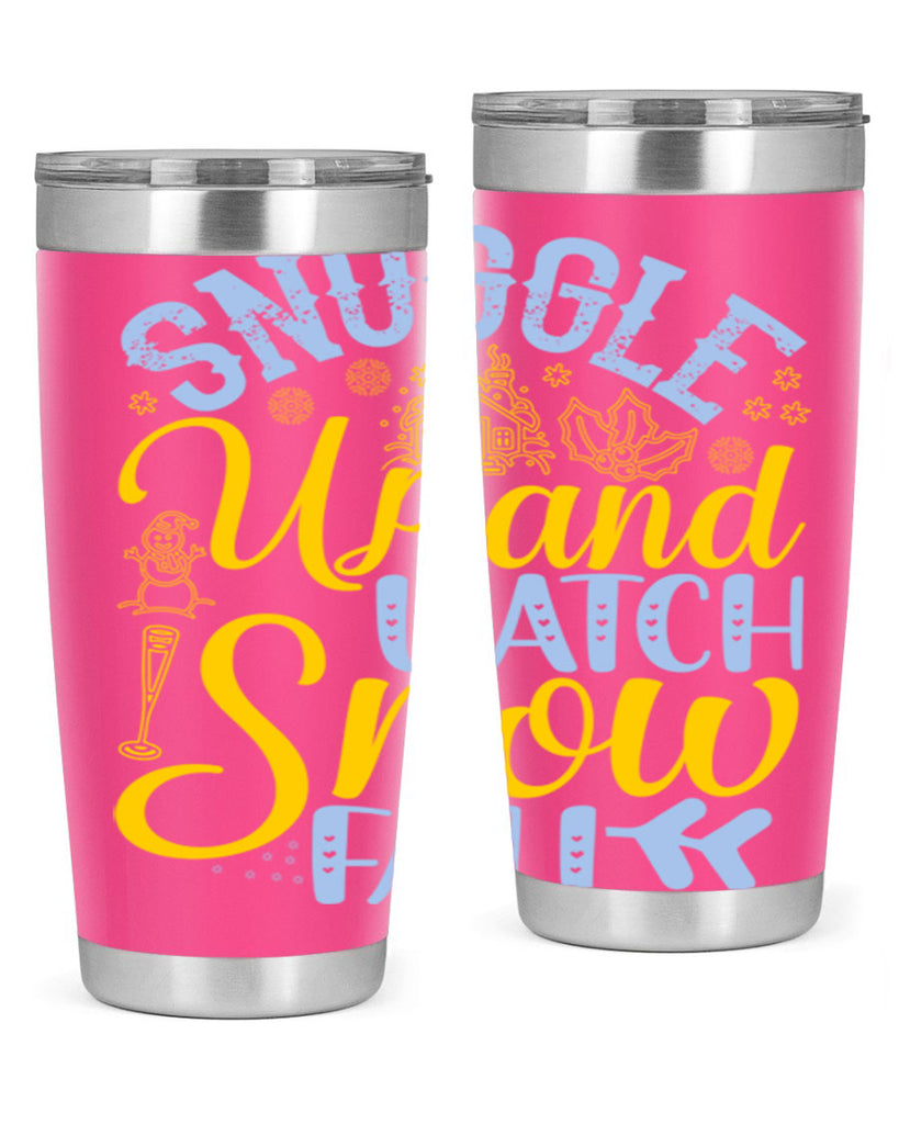 Snuggle up and watch snow fall385#- winter- Tumbler