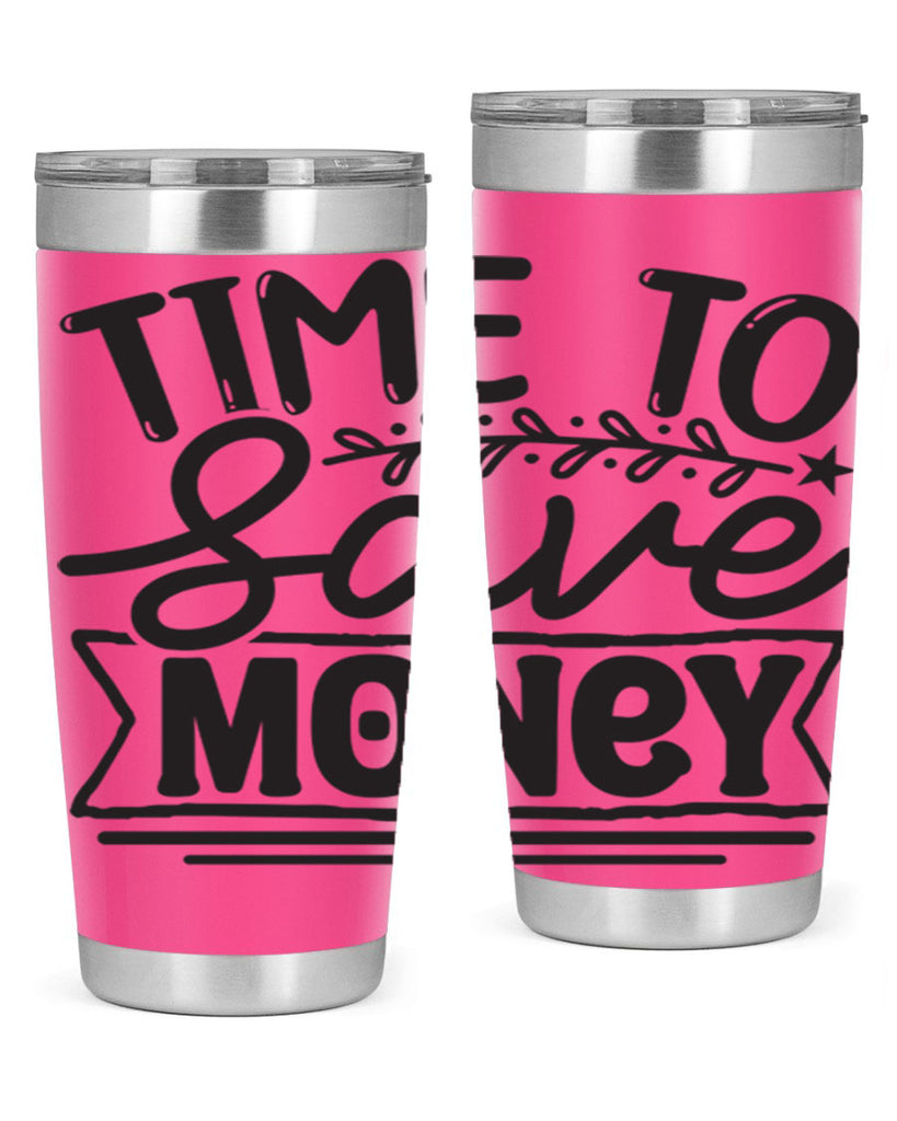 Time to save money 414#- winter- Tumbler