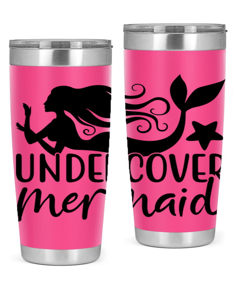 Undercover mermaid 657#- mermaid- Tumbler