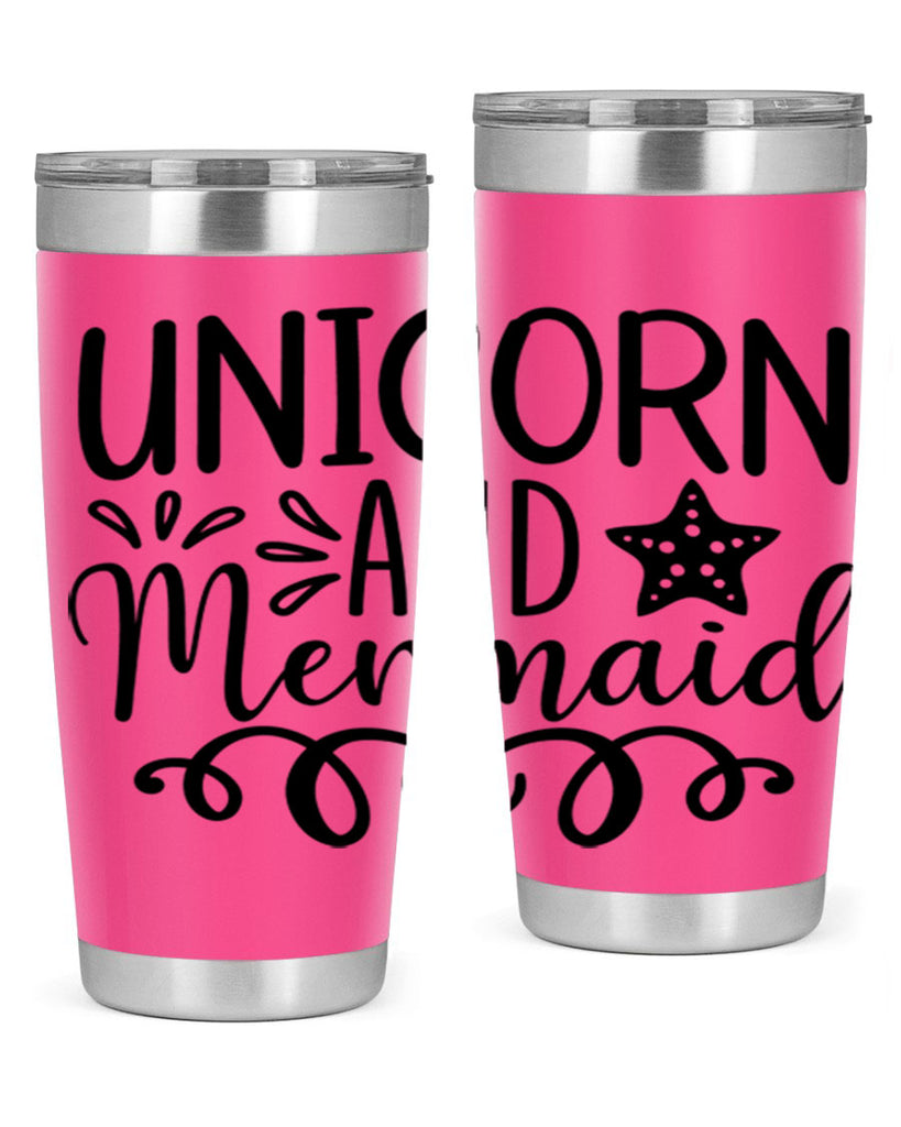 Unicorn And Mermaid 658#- mermaid- Tumbler