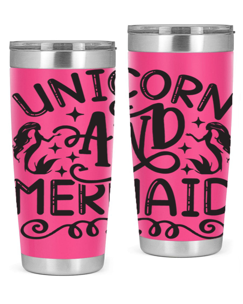 Unicorn and mermaid 660#- mermaid- Tumbler